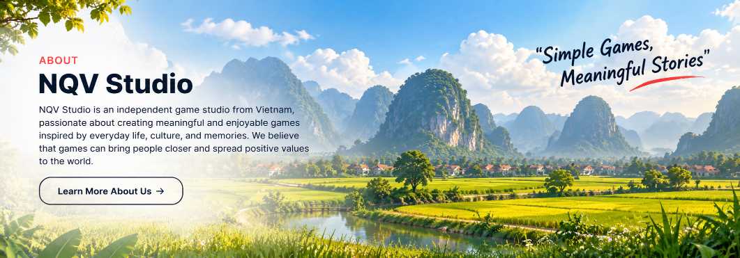 About NQV Studio - Simple Games, Meaningful Stories